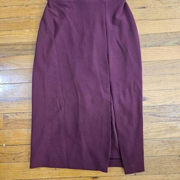 BHLDN Burgundy Midi Dress - Picture 4 of 8